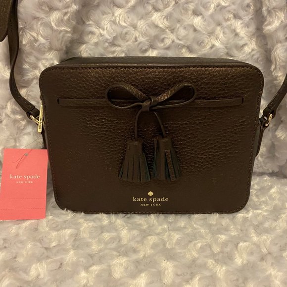 SOLD***Kate Spade Brown Leather Shoulder Bag - Picture 2 of 5